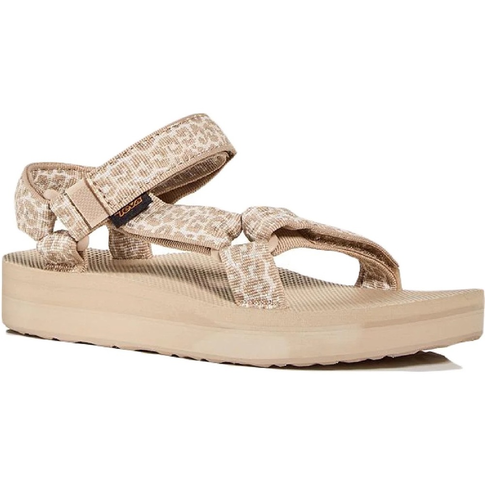 Teva Women's Neutral Leopard Tan Sandals Size 8